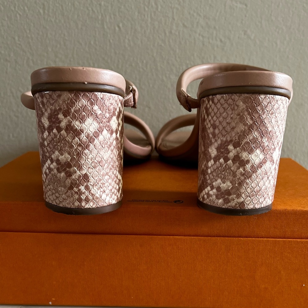 Dolce Vita Nude Heel Sandals - Picture 7 of 9